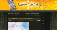 Desktop Screenshot of kabbal-art.com